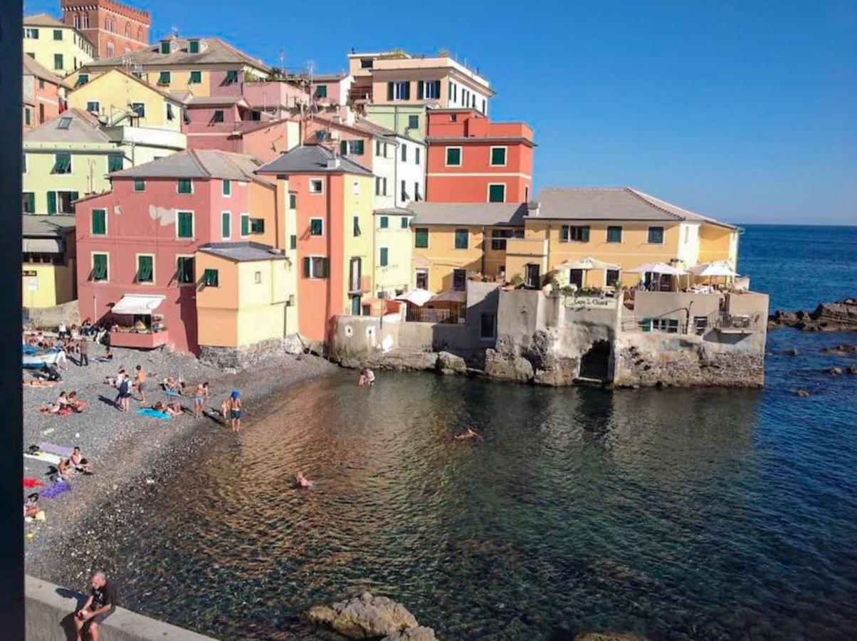 Casa Sulla Spiaggia Di Boccadasse Genua Zewnętrze zdjęcie