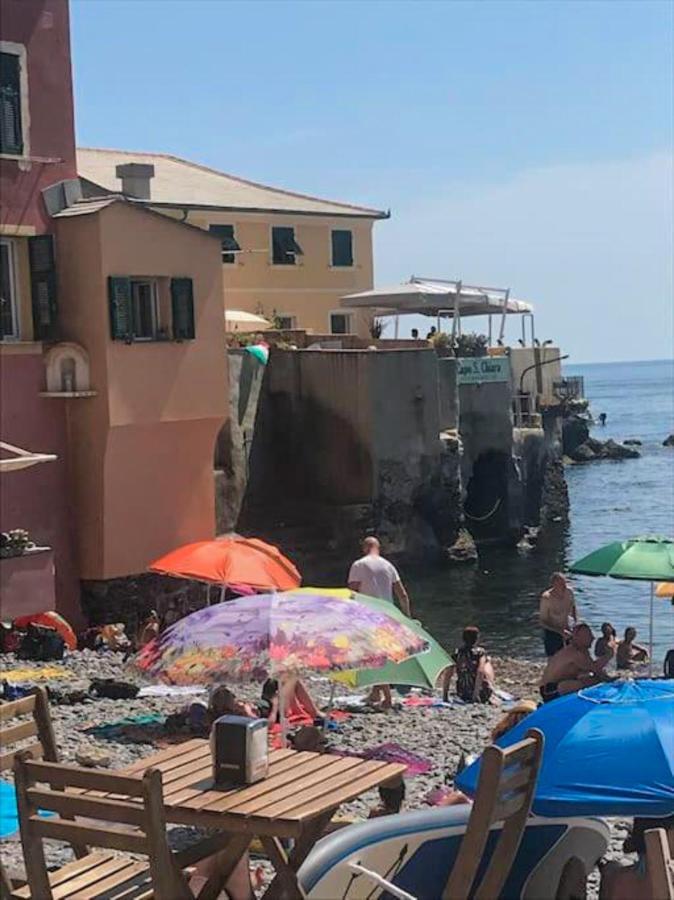 Casa Sulla Spiaggia Di Boccadasse Genua Zewnętrze zdjęcie